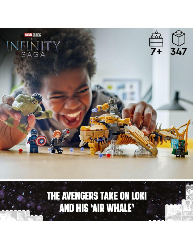 LEGO Marvel Vengadores vs Leviatán 76290, 347 Piezas