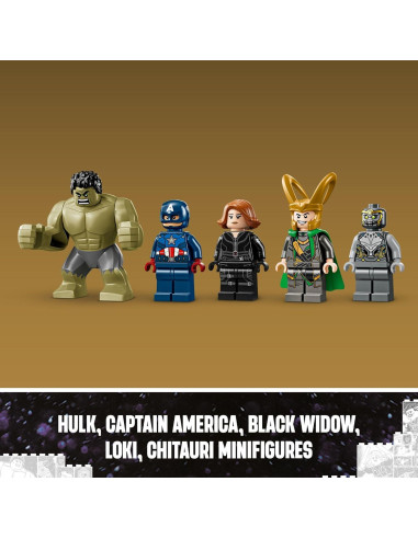 LEGO Marvel Vengadores vs Leviatán 76290, 347 Piezas