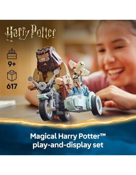 LEGO Harry Potter Motocicleta de Hagrid y Harry 76443 - 617 Piezas