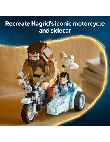 LEGO Harry Potter Motocicleta de Hagrid y Harry 76443 - 617 Piezas