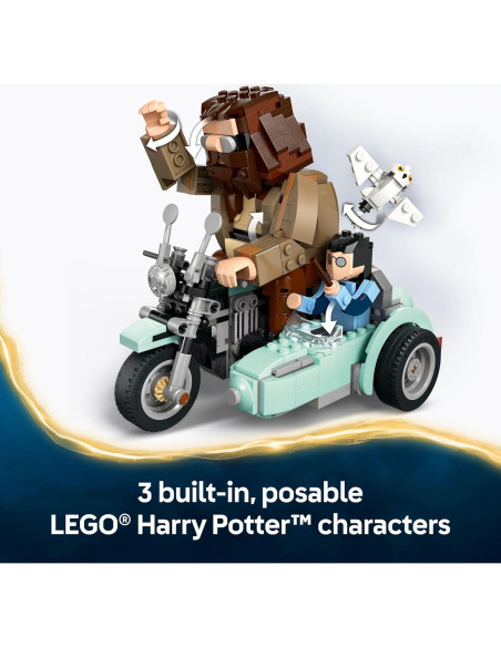 LEGO Harry Potter Motocicleta de Hagrid y Harry 76443 - 617 Piezas