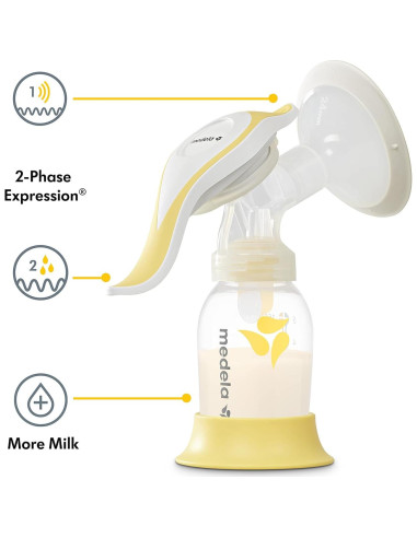 Extractor de Leche Manual Medela Harmony + Colector Silicona