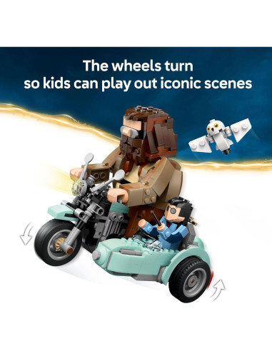 LEGO Harry Potter Motocicleta de Hagrid y Harry 76443 - 617 Piezas