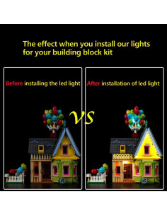 Kit de Iluminación LED Kyglaring para Casa 'Up' de Lego 43217 2
