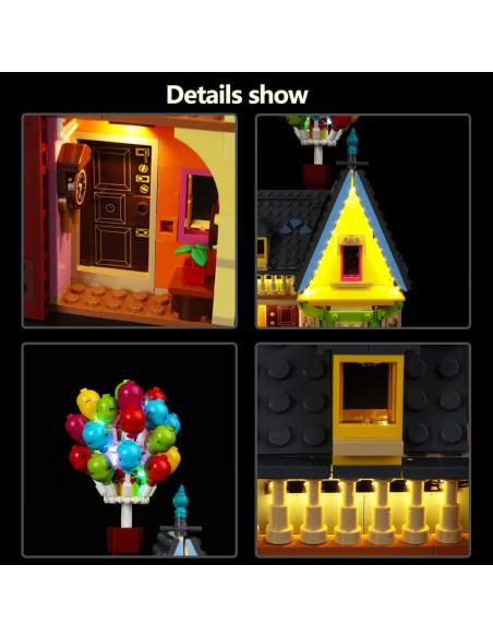 Kit de Iluminación LED Kyglaring para Casa 'Up' de Lego 43217