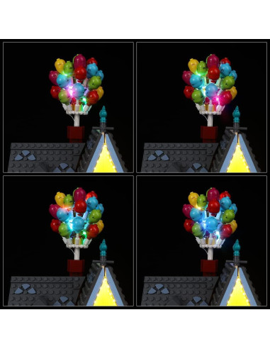 Kit de Iluminación LED Kyglaring para Casa 'Up' de Lego 43217