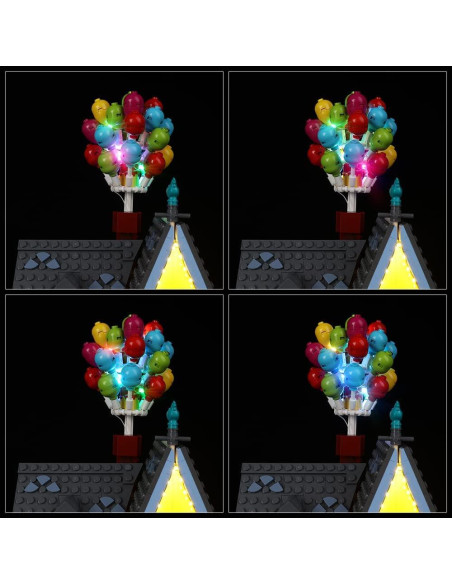 Kit de Iluminación LED Kyglaring para Casa 'Up' de Lego 43217