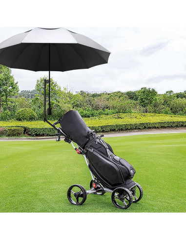 Paraguas de Playa XLINGZA UPF 50+ Plata Titanio XL