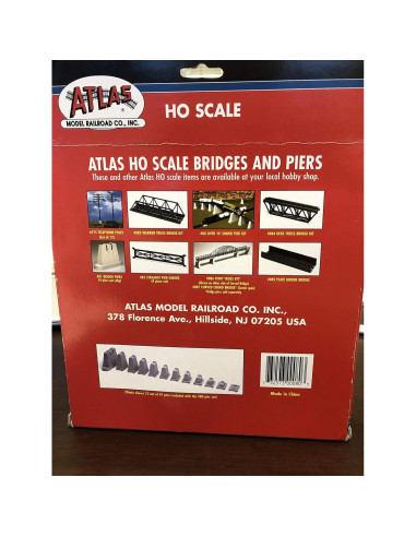 Juego de Pilares Escala HO Atlas 47 Piezas Mampostería