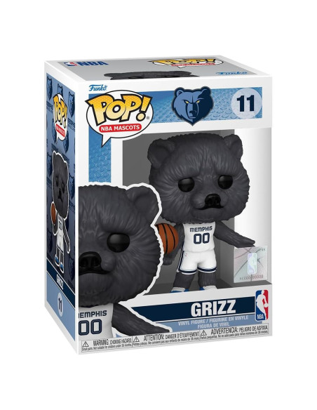 Figura Funko POP! Grizz Oso Memphis Grizzlies 11.4cm Vinilo