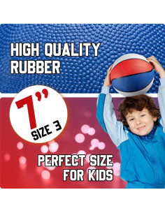 Pelota de Baloncesto Mini Bedwina 17.78 cm con Bomba 2