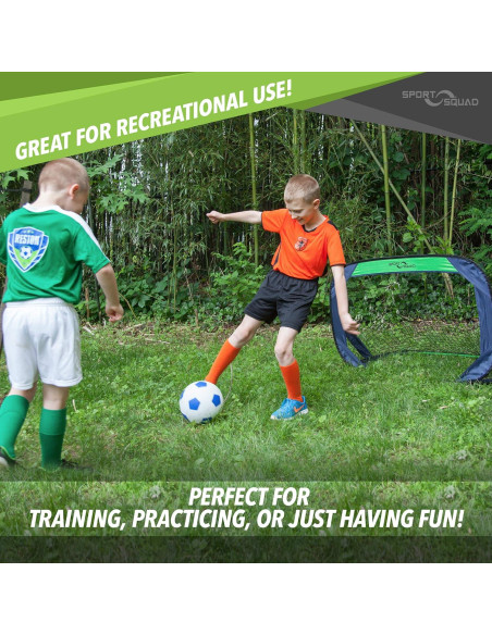 Conjunto de Red de Fútbol Sport Squad - 2 Porterías Plegables Conjunto de Red de Fútbol Sport Squad - 2 Porterías Plegables