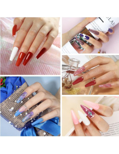 Kit de Esmalte de Uñas en Gel COSCELIA 35 Colores con Luz UV 2