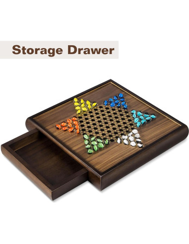 Juego de Ajedrez Magnético 2 en 1 ELONGDI Tablero Madera 33cm