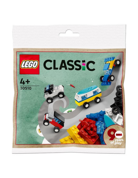 LEGO Clásico 30510 90 Años 71 Piezas Mini Coches