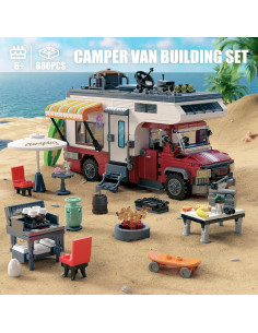 Juego de Construcción Furgoneta Camper TYCOLE 880 Piezas 2