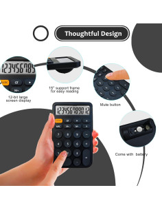 Calculadora Estándar VEWINGL 12 Dígitos Pantalla Grande 2