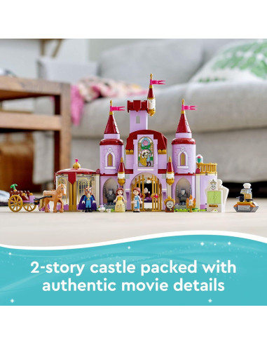 LEGO Disney Castillo Bella y Bestia 43196 505 Piezas