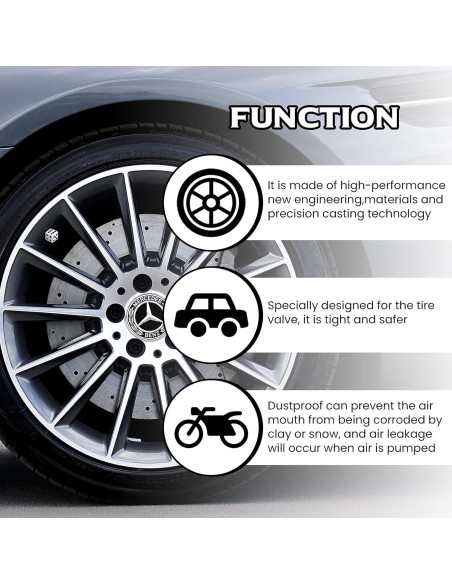 Tapones de Válvula de Neumático Frienda Estilo Dado 8 Pcs