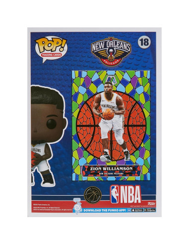 Funko Pop! Tarjeta de Comercio NBA Zion Williamson