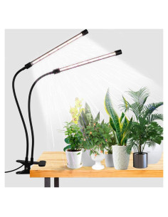 Luz de Cultivo LED GooingTop 6000K con Clip y Temporizador