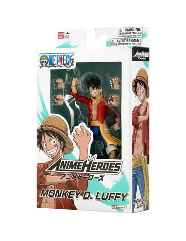 Figura de Acción Monkey D. Luffy - Anime Heroes - 17.78 cm