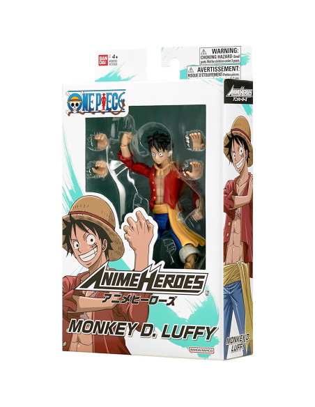 Figura de Acción Monkey D. Luffy - Anime Heroes - 17.78 cm