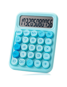 Calculadora Mr. Pen 12 Dígitos Azul con Botones Grandes