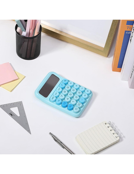 Calculadora Mr. Pen 12 Dígitos Azul con Botones Grandes