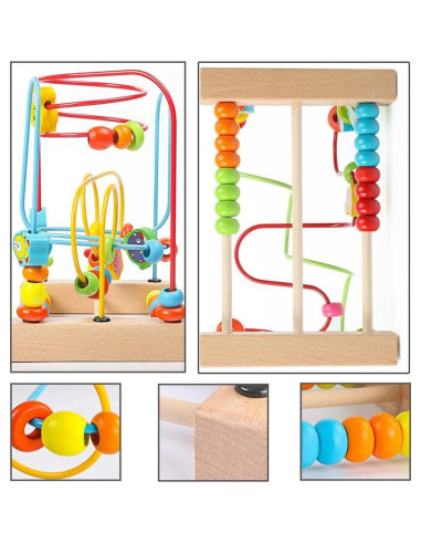 Laberinto de Perlas Timy Juguete Educativo 22.5x22.5cm