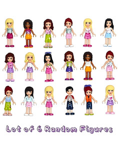 LEGO Friends Lote de 6 Minifiguras Aleatorias - Sin Duplicados 2