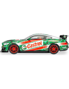 Coche Slot Scalextric Ford Mustang GT4 Castrol 1:32 Drift 2