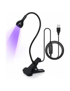 Lámpara UV para Uñas Mlogiroa 3W con Brazo Flexible y USB