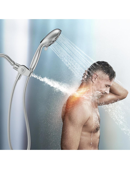 Cabezal de Ducha Filtrado MakeFit 2-en-1 Cromo 10 Modos