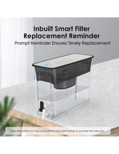 Dispensador de Agua Waterdrop WD-WFD-40L 35 Tazas Negro Dispensador de Agua Waterdrop WD-WFD-40L 35 Tazas Negro