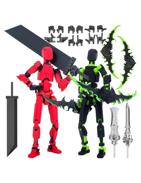 Conjunto de Figuras de Acción T13 Qoopower Robot Articulado