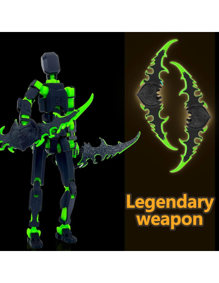 Conjunto de Figuras de Acción T13 Qoopower Robot Articulado