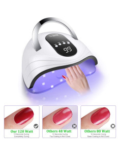 Lámpara de Uñas UV Gel Sunrich 120W con 4 Temporizadores 2