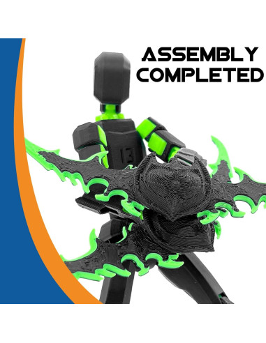 Conjunto de Figuras de Acción T13 Qoopower Robot Articulado