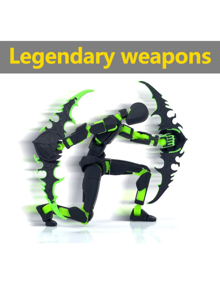 Conjunto de Figuras de Acción T13 Qoopower Robot Articulado