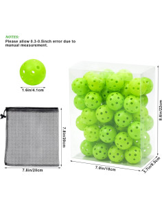 Pelotas de Golf Bac-kitchen 50 Piezas Práctica Interior 2