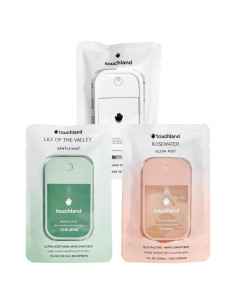 Paquete Spray Hidratante para Manos Touchland - Glow Mist y Gentle Mist