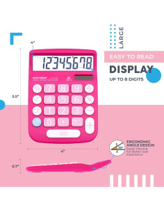 Calculadora de Escritorio CATIGA CD-8185 Solar 8 Dígitos 2