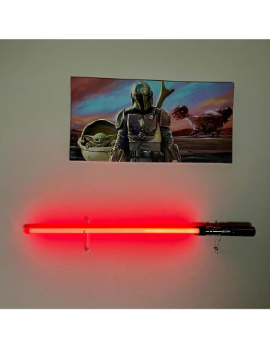 Soporte de Pared para Sables de Luz WANLIAN Transparente