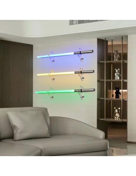 Soporte de Pared para Sables de Luz WANLIAN Transparente