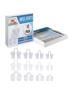 Dilatador Nasal Anti-Ronquidos Mobi Lock - Paquete de 12 Pequeño