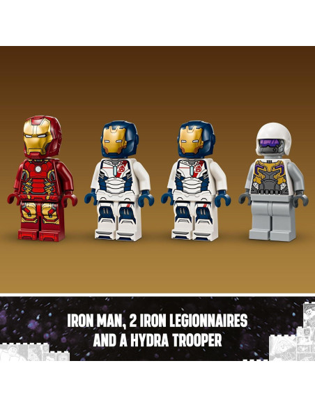 LEGO Marvel Iron Man y Legionarios vs Soldado Hydra 76288 LEGO Marvel Iron Man y Legionarios vs Soldado Hydra 76288