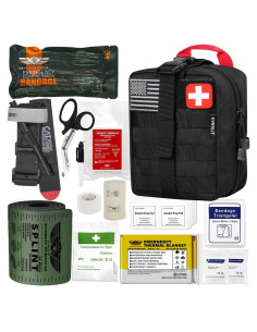 Kit de Trauma Everlit con Torniquete y Férula 91 cm Negro