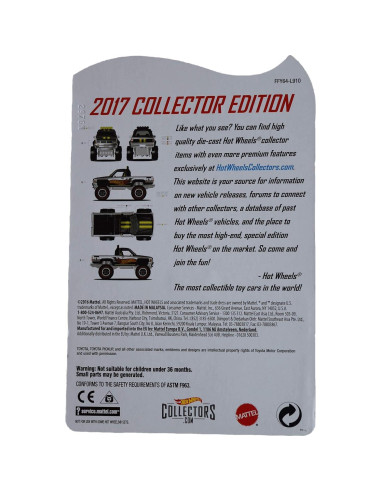 Hot Wheels Toyota Pickup Zamac 1987 Escala 1:64