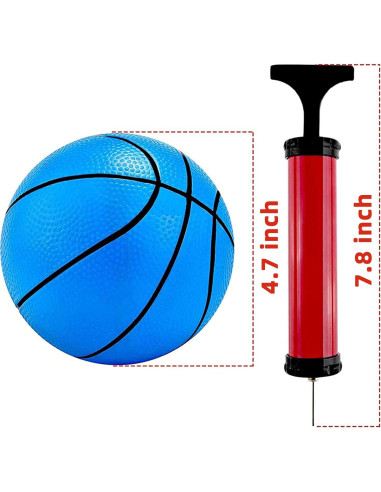 Balones de Baloncesto Mini Shindel 6 Pcs con Bomba